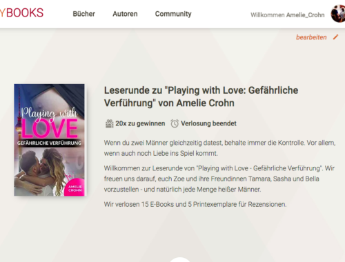 Leserunde zu Playing with Love Gefährliche Verführung bei Lovelybooks